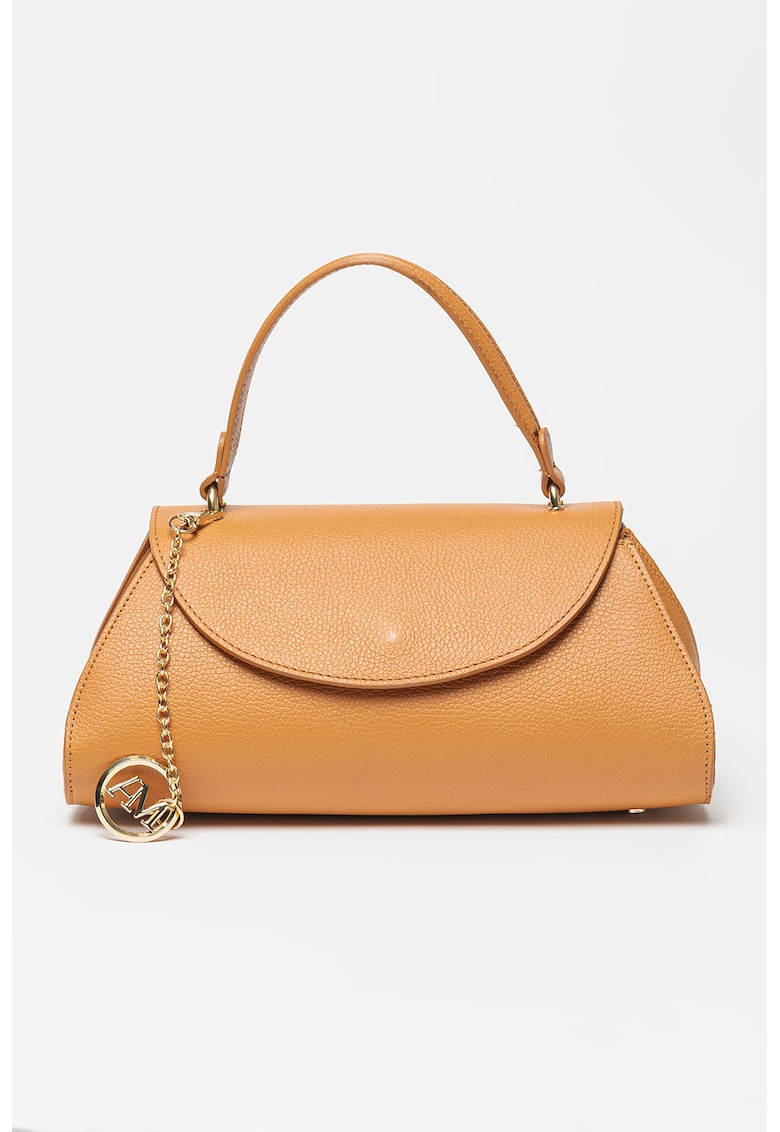 Geanta din piele cu maner si bareta suplimentara