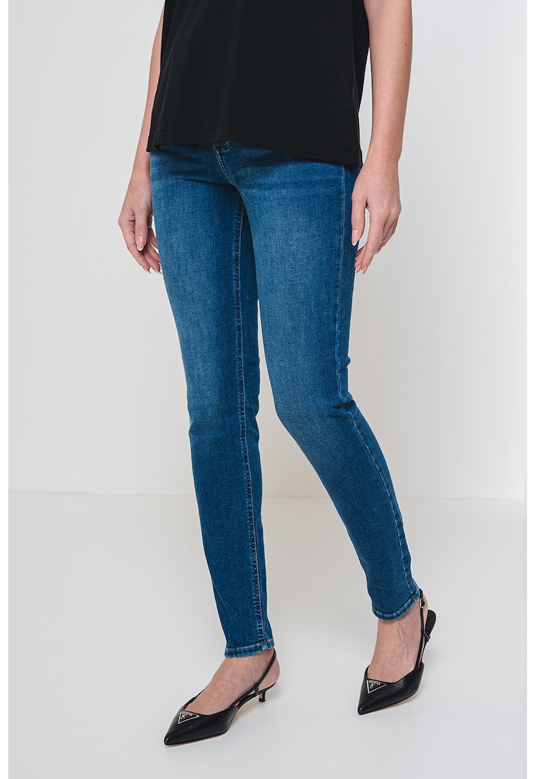 Blugi slim fit din amestec de bumbac