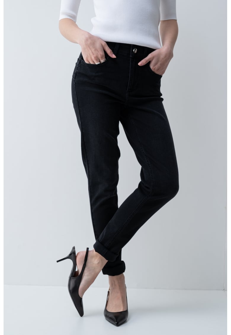 Blugi slim fit din amestec de bumbac