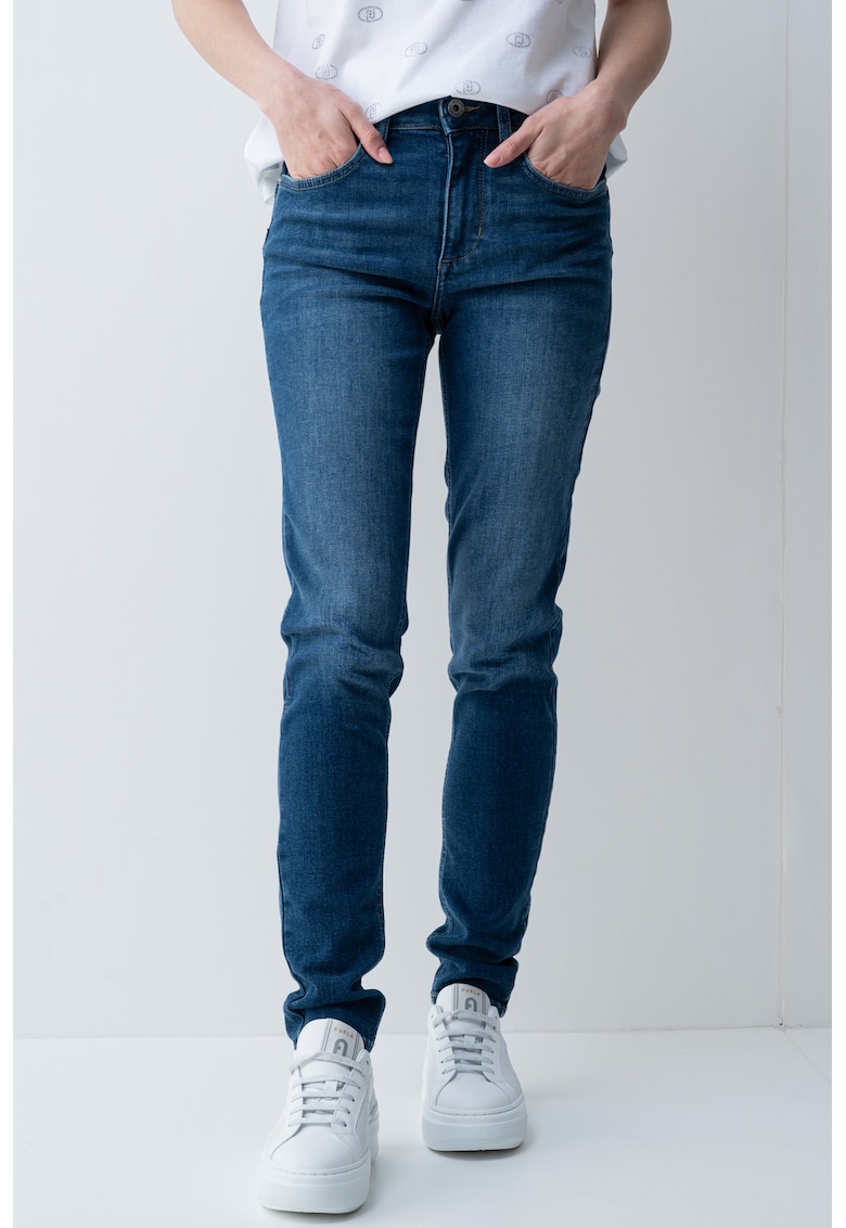 Blugi slim-fit - Albastru inchis