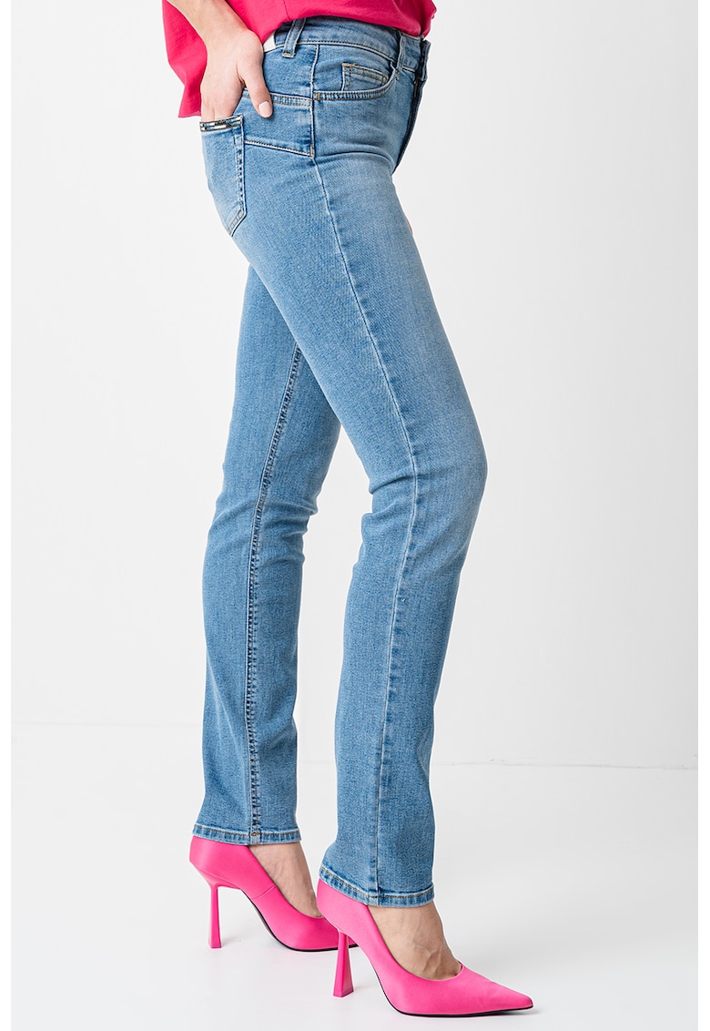 Blugi regular fit din amestec de bumbac