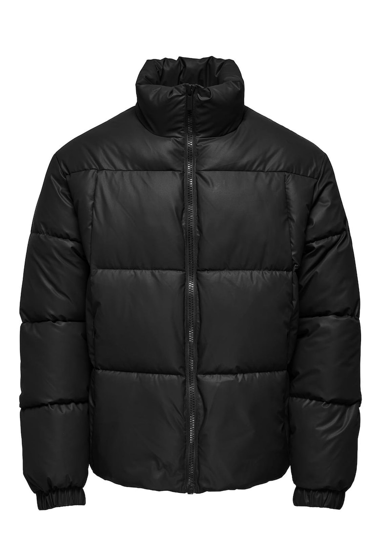 Jacheta matlasata  guler inalt - maneci lungi