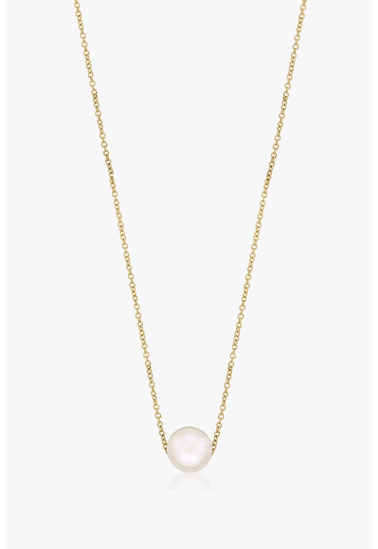 Colier din aur de 14K si decorat cu o perla Colier din aur de 14K si decorat cu o perla