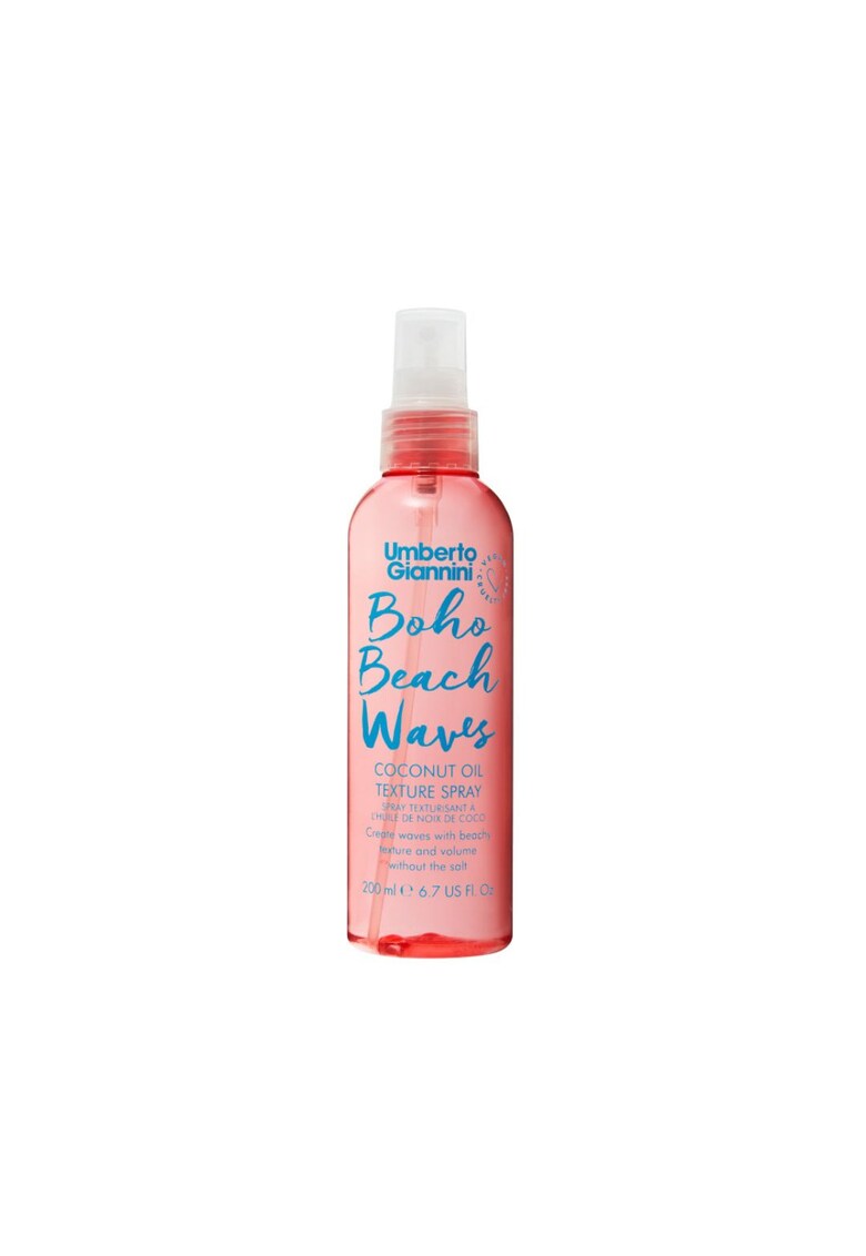 Spray texturizant cu ulei de cocos pentru efect de bucle lejere - Boho Beach Waves - 200 ml