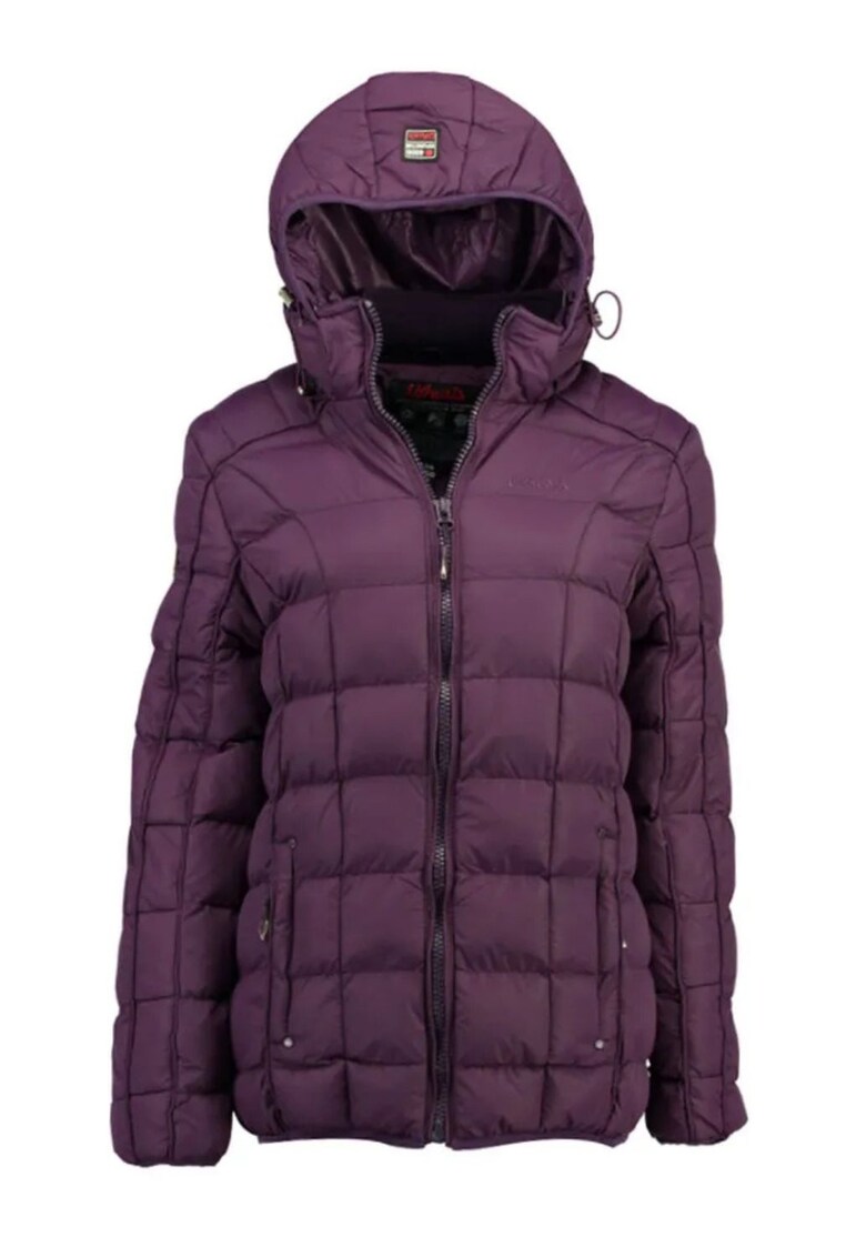 Geaca de iarna matlasata - violet - poliamida - pentru femei