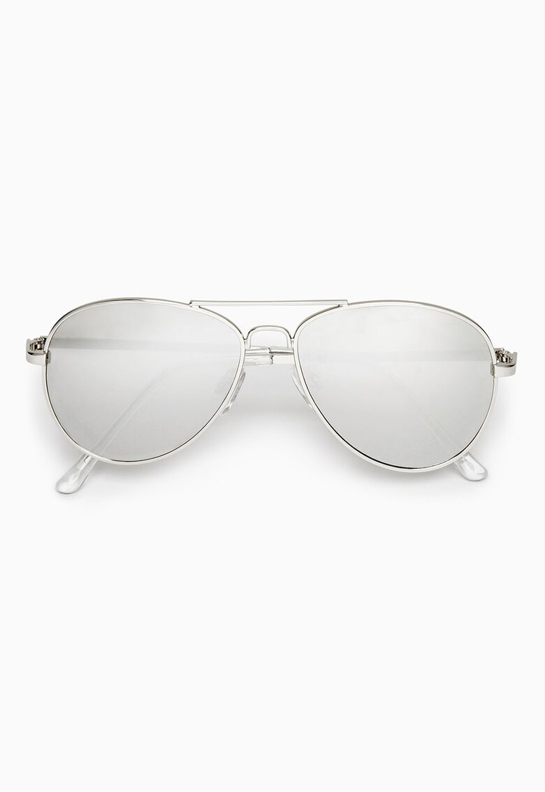 Ochelari de soare aviator argintii Ochelari de soare aviator argintii