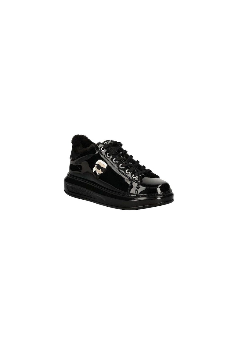Pantofi dama Kapri - Piele lacuita - Negru