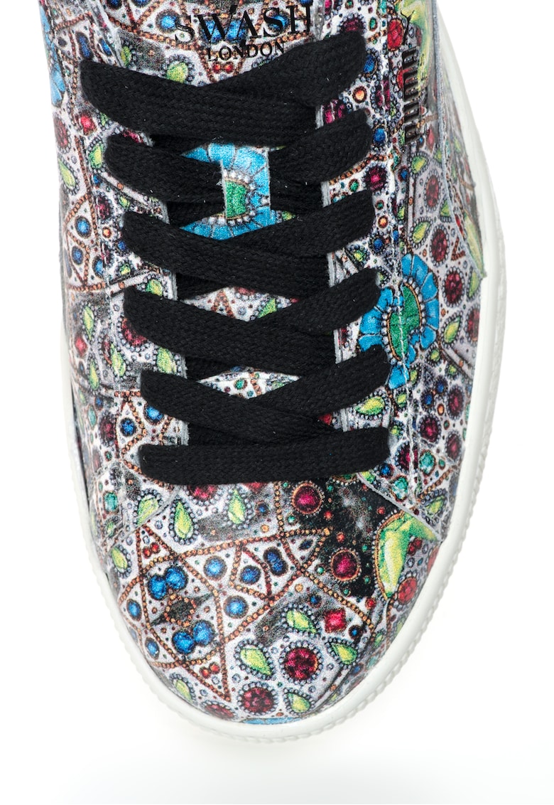 Pantofi sport multicolori de piele States x Swash Toucan