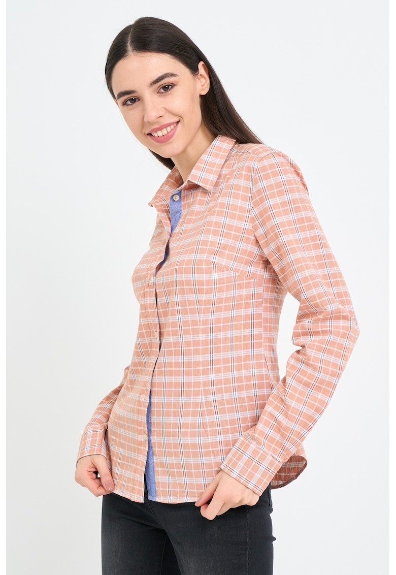 Camasa cambrata in carouri