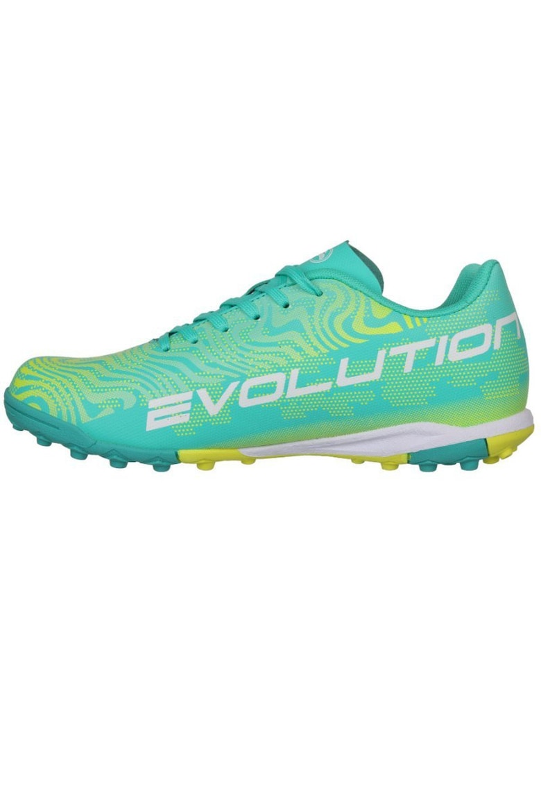 Joma Ghete fotbal copii cu siret Evolution pentru teren sintetic EVJW2415TF - 38 EU - Turcoaz Turcoaz