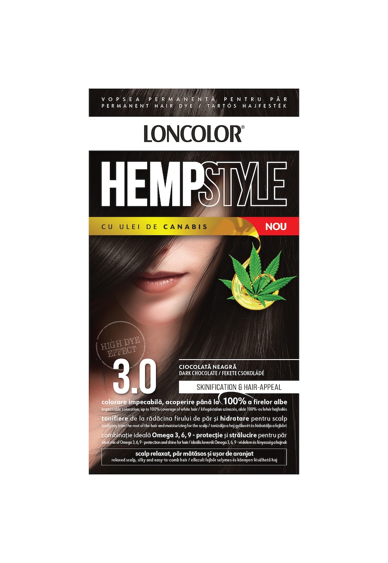 Vopsea permanenta pentru par HempStyle
