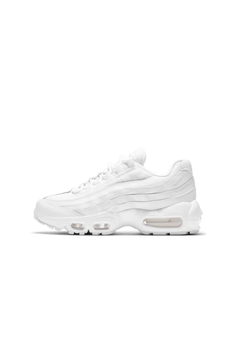 Pantofi sport copii -  Air Max 95 Recraft Triple White GS - Alb -