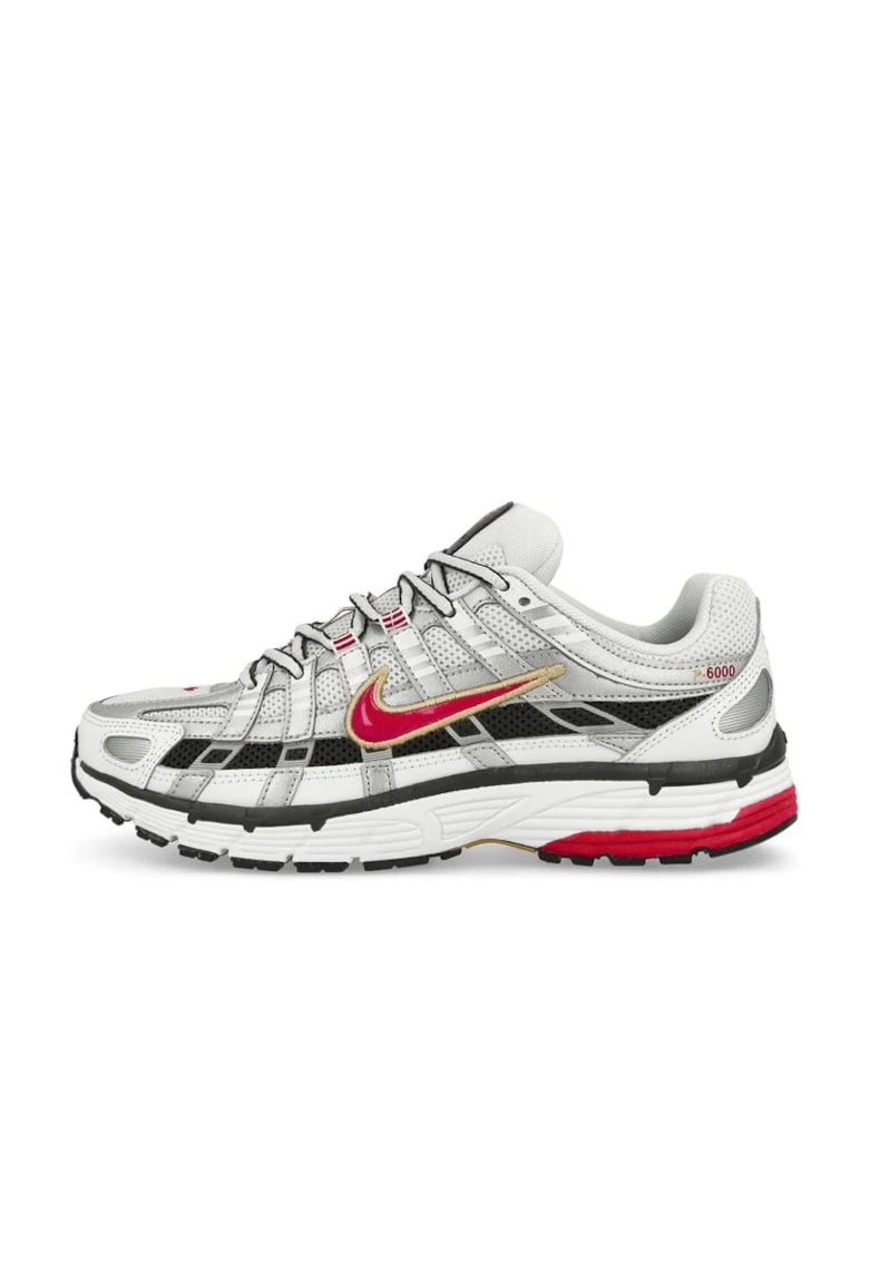 Pantofi sport dama - P-6000 White Gold Red - Alb - 35.5