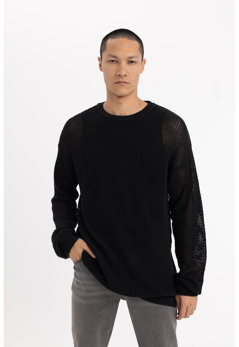 Bluza de trening regular fit cu maneci cazute