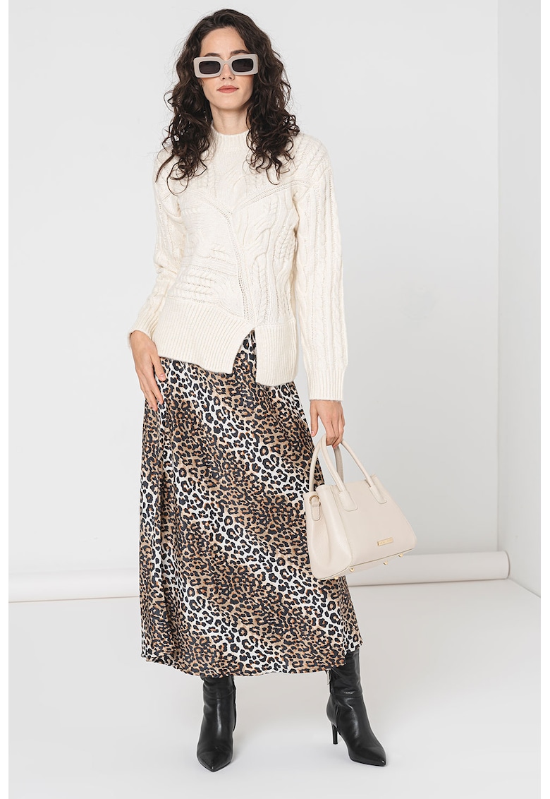 Pulover cu model torsade Nable