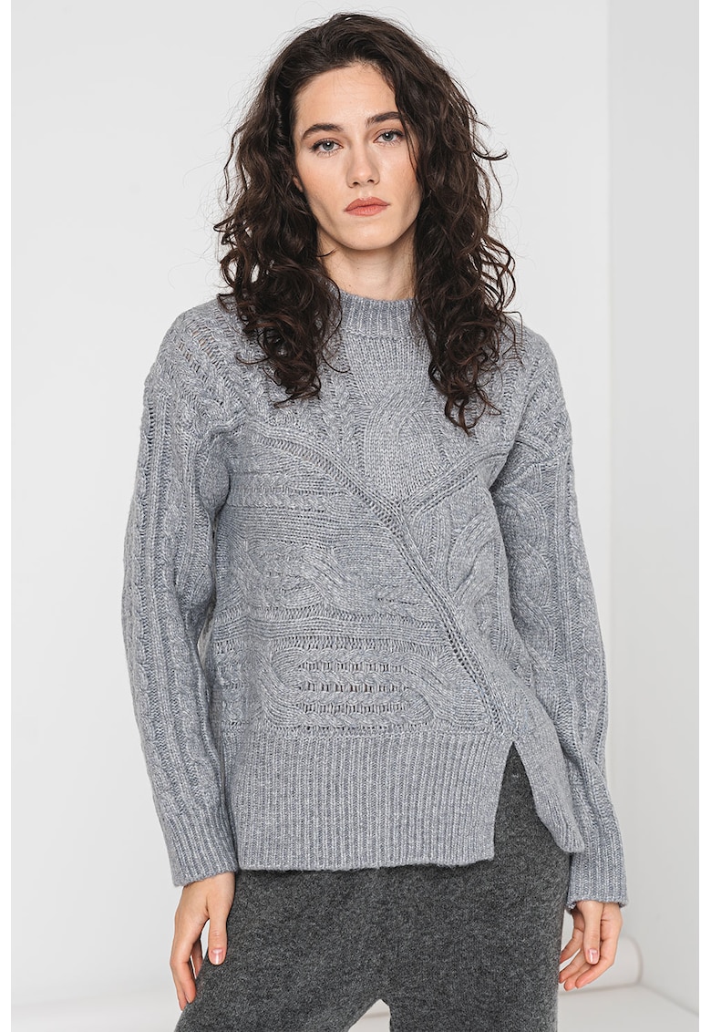 Pulover cu model torsade Nable