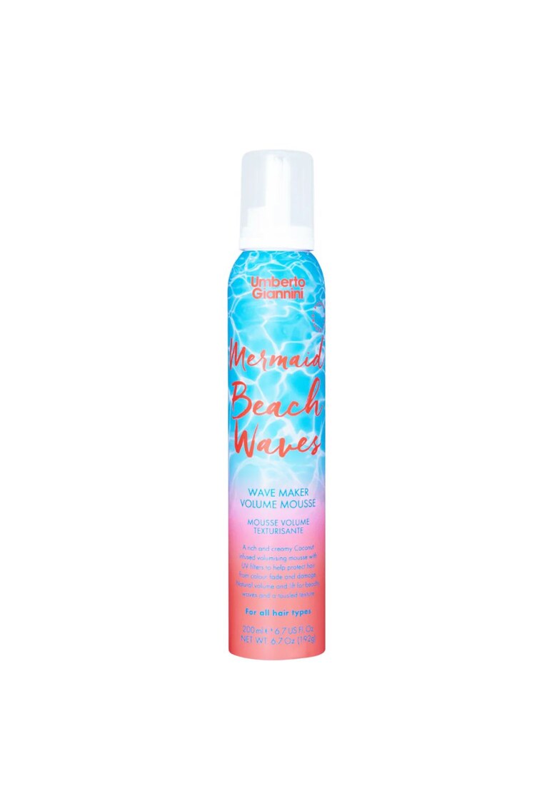 Spuma pentru volum si texturarea parului - cu filtru UV - Mermaid Beach Waves - 200 ml