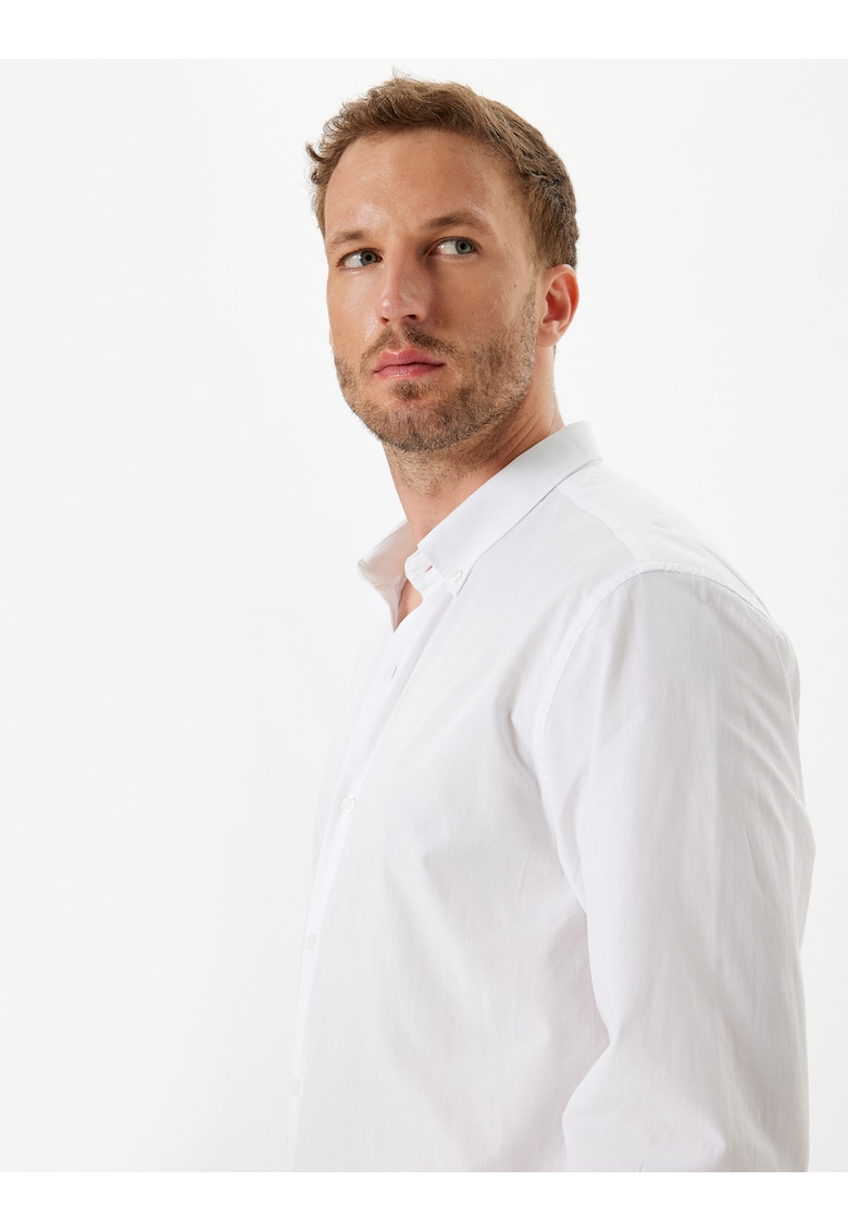 Camasa slim fit cu maneci lungi