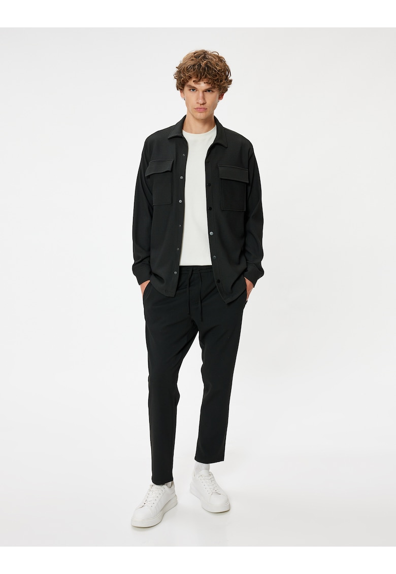 Pantaloni de trening cu snur de ajustare in talie