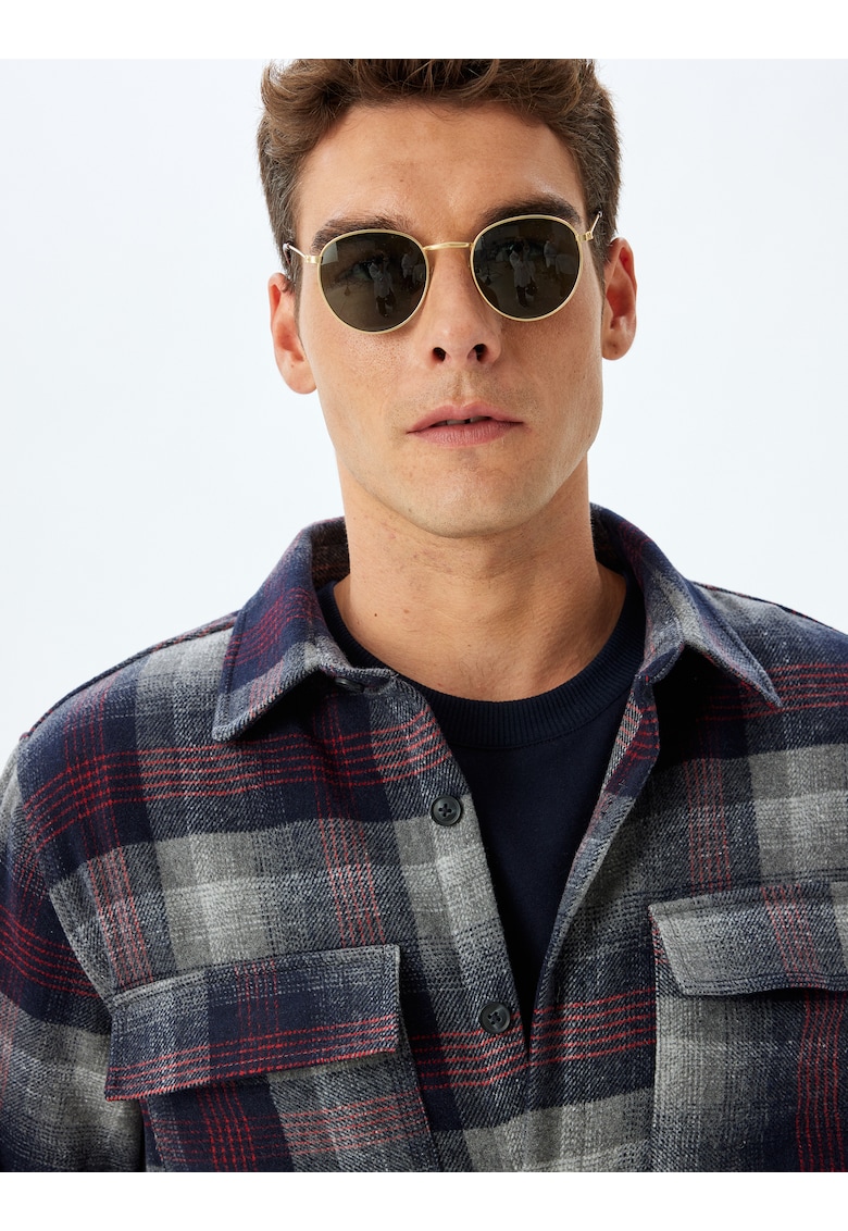 Camasa cu maneci lungi si model in carouri