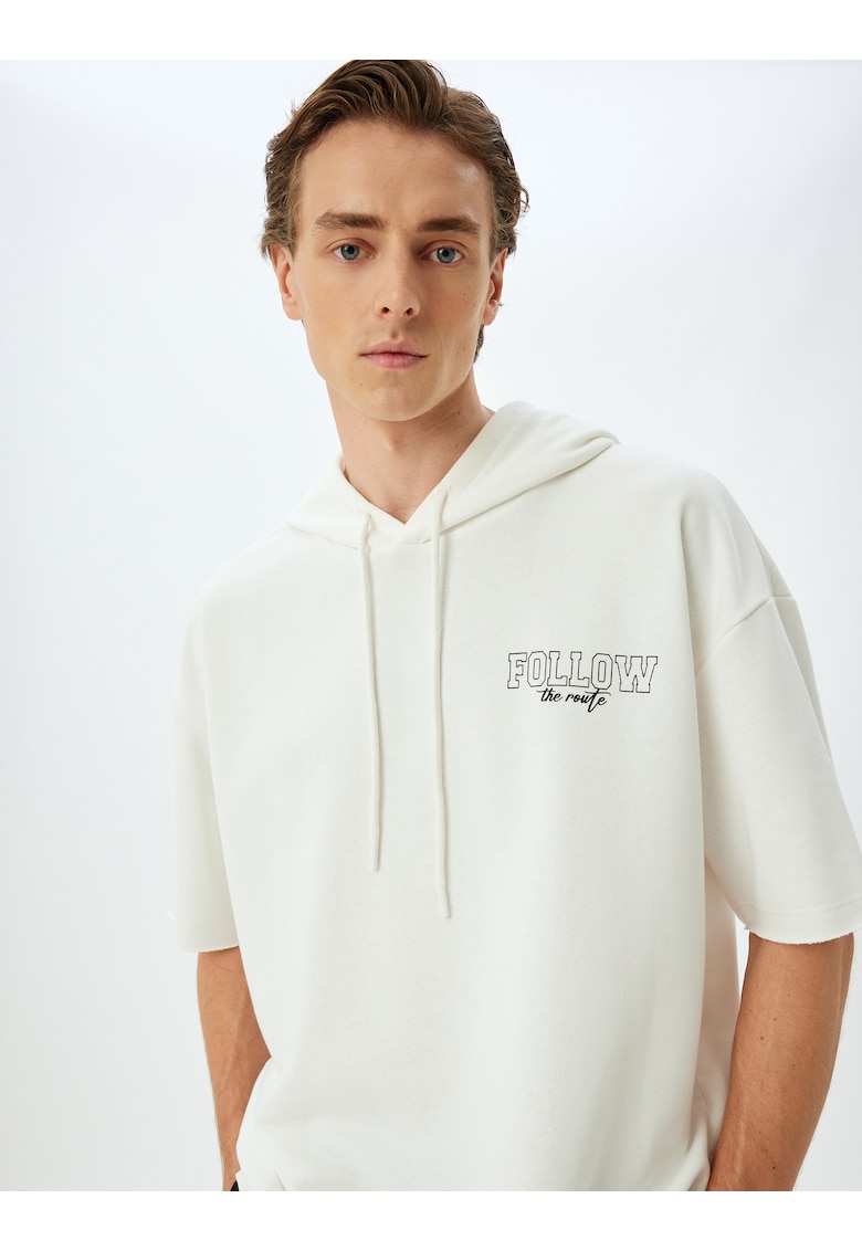 Hanorac lejer cu maneci scurte