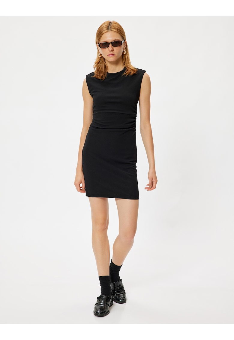 Rochie mini uni fara maneci