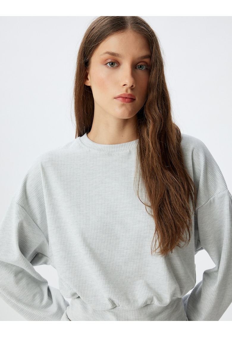 Bluza de pijama cu maneci cazute