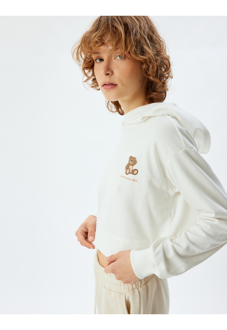 Hanorac crop de casa