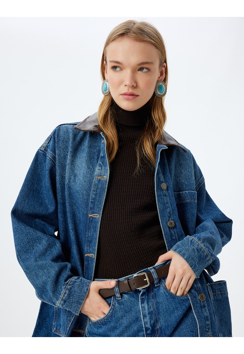 Jacheta lejera din denim