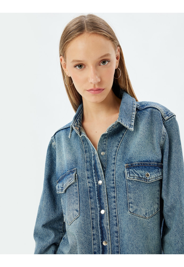 Camasa lejera din denim