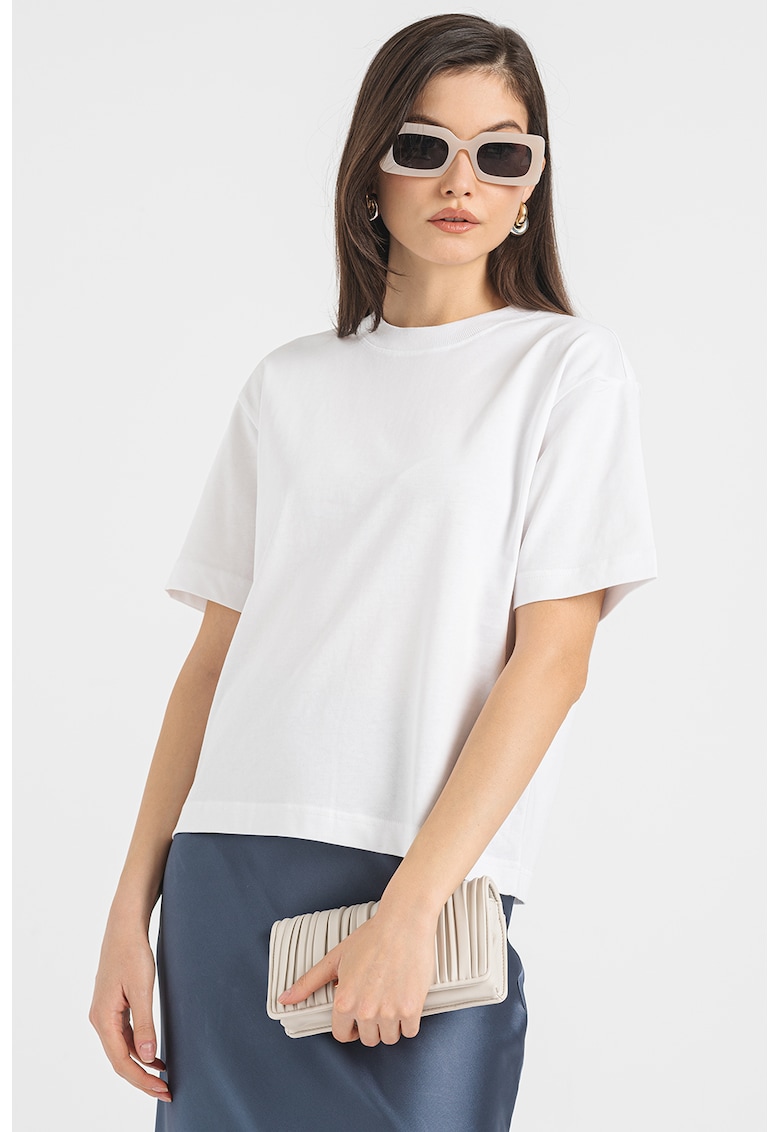 Tricou uni din bumbac organic