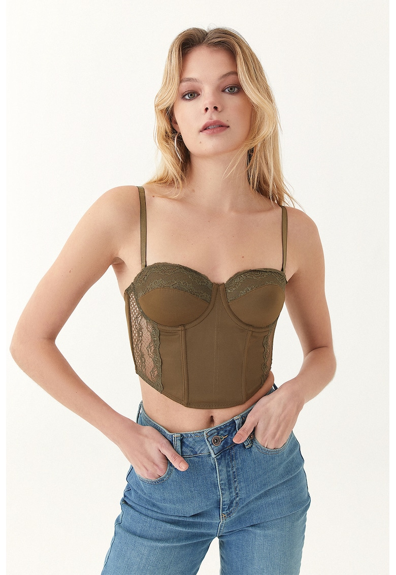 Bralette cu insertii de dantela Celia