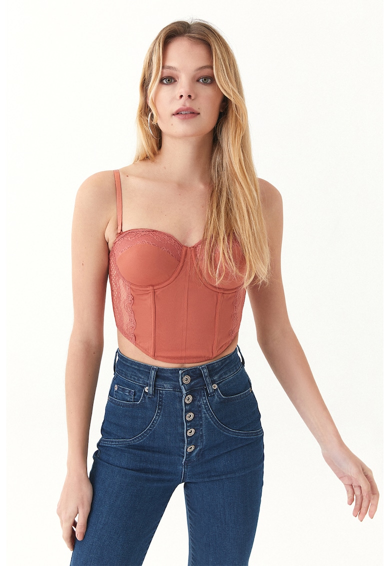 Bralette cu insertii de dantela Celia