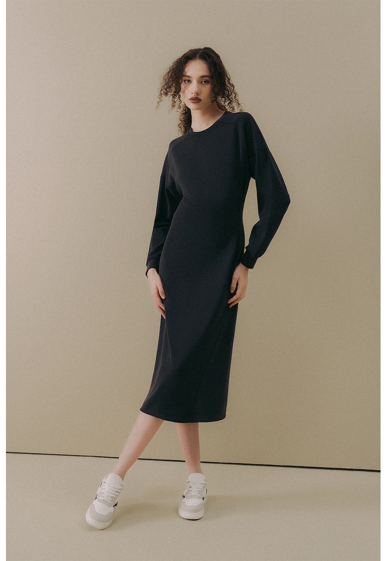 Rochie maxi cu maneci raglan