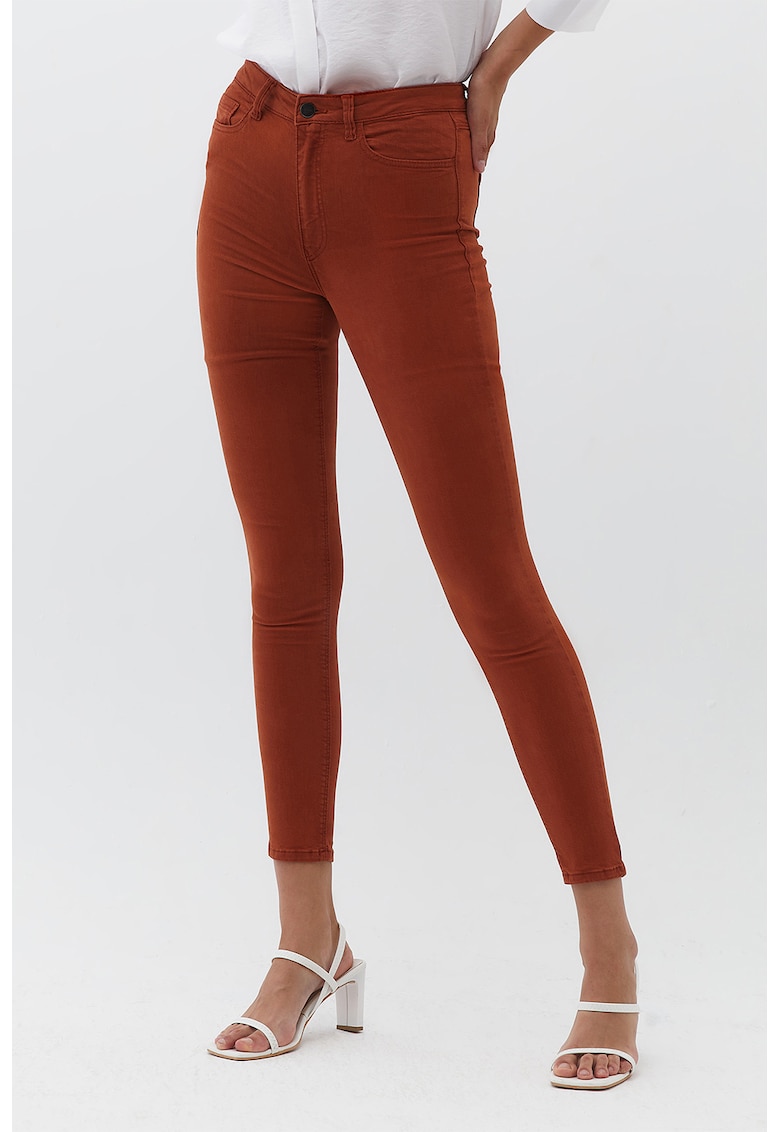 Blugi skinny cu efect push-up