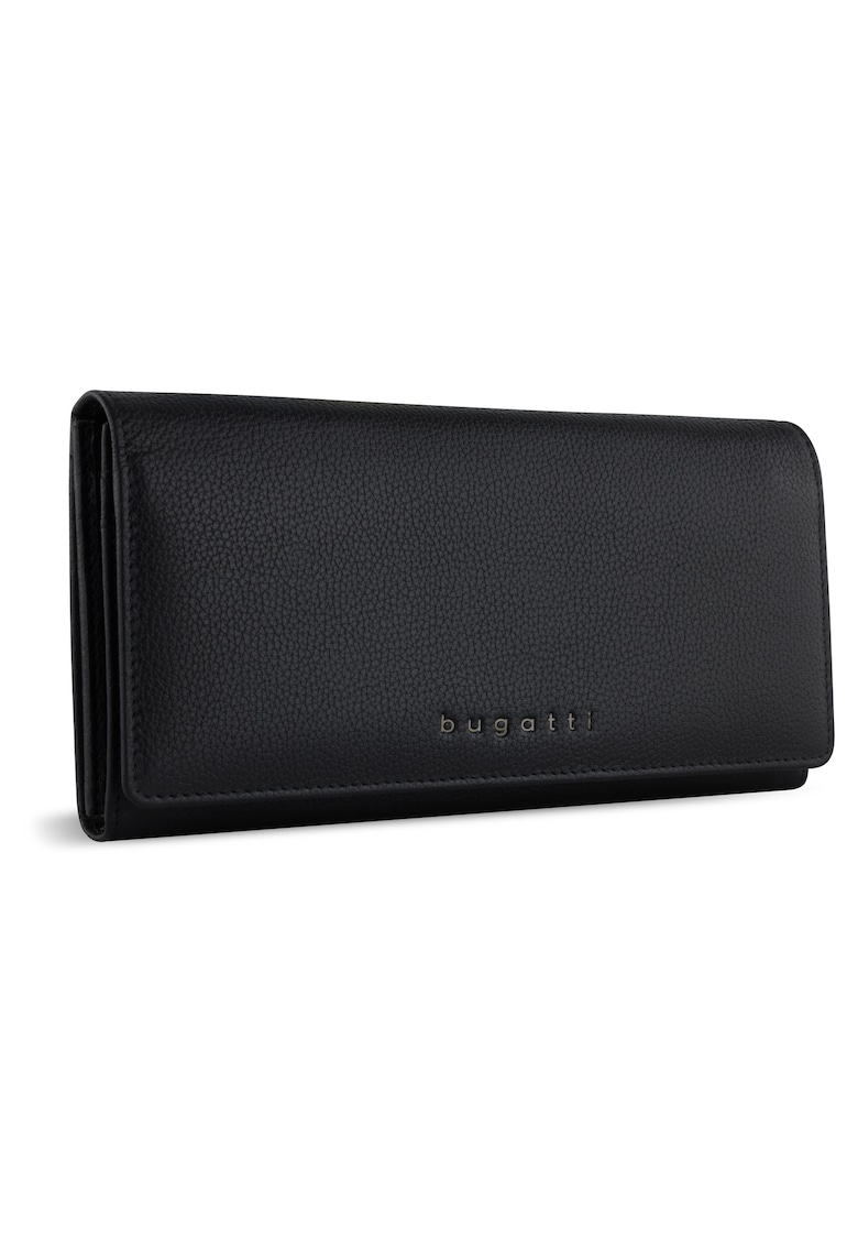 Дамски портфейл Continental - естествена кожа - серия MIRA - 491011 - Черен
