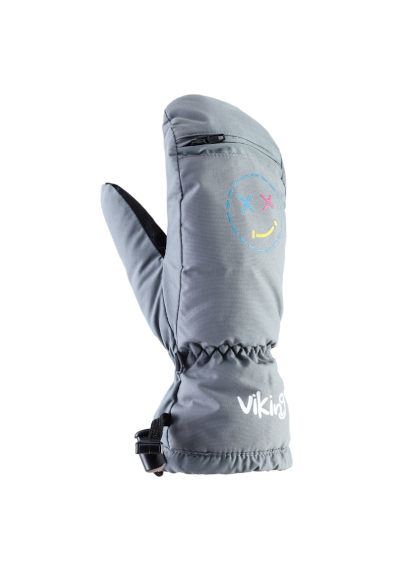 Manusi ski Smaili - copii - marimea 4 - gri