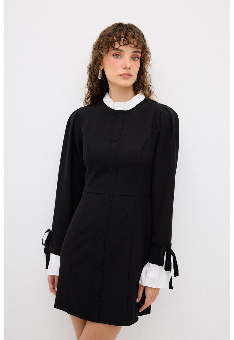 Rochie mini cu croiala in A