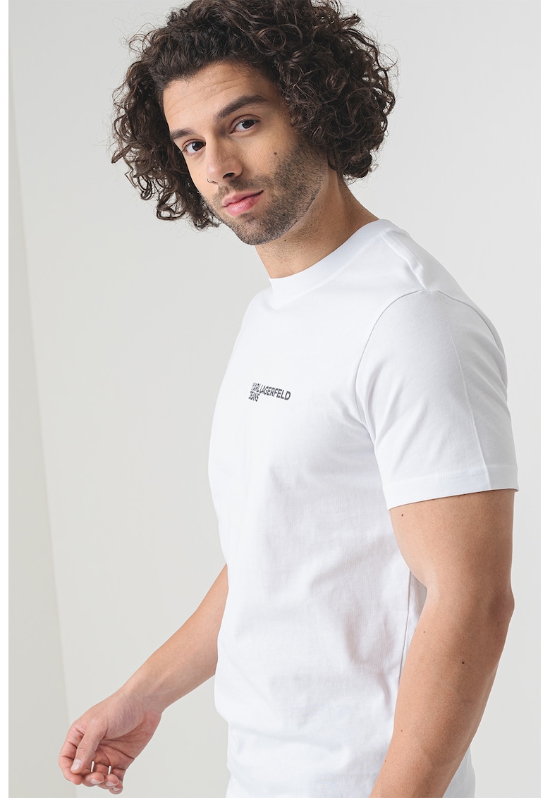 Tricou slim fit de bumbac organic