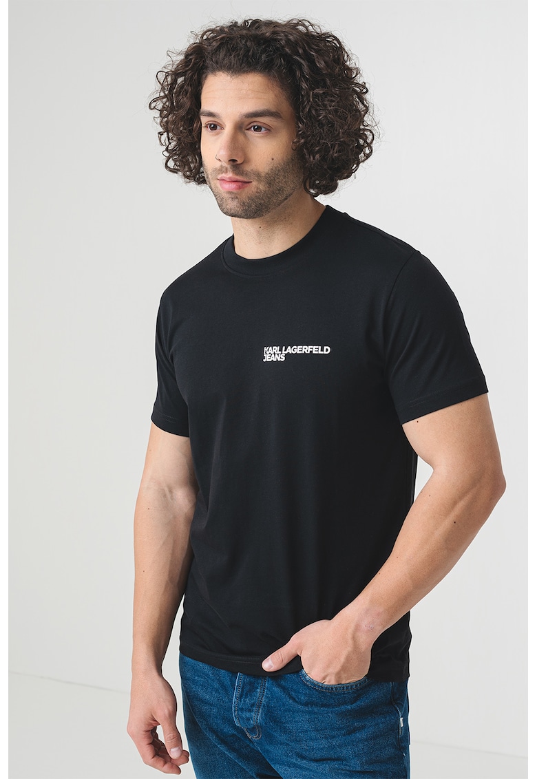 Tricou slim fit de bumbac organic