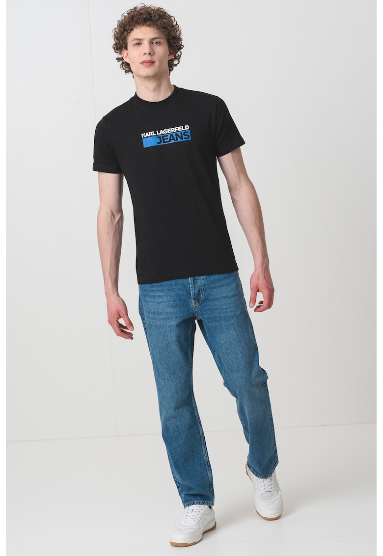 Tricou regular fit cu logo