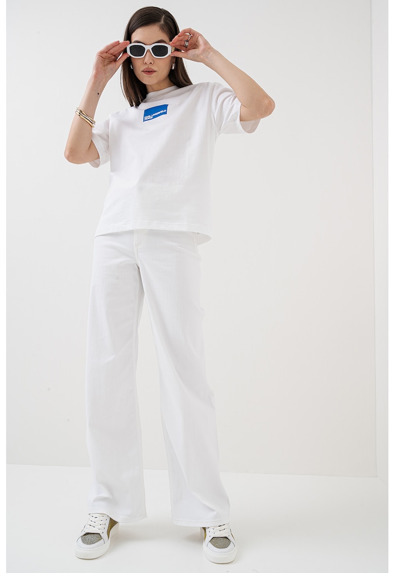 Tricou lejer de bumbac organic cu logo