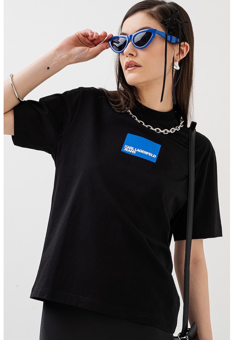 Tricou lejer de bumbac organic cu logo