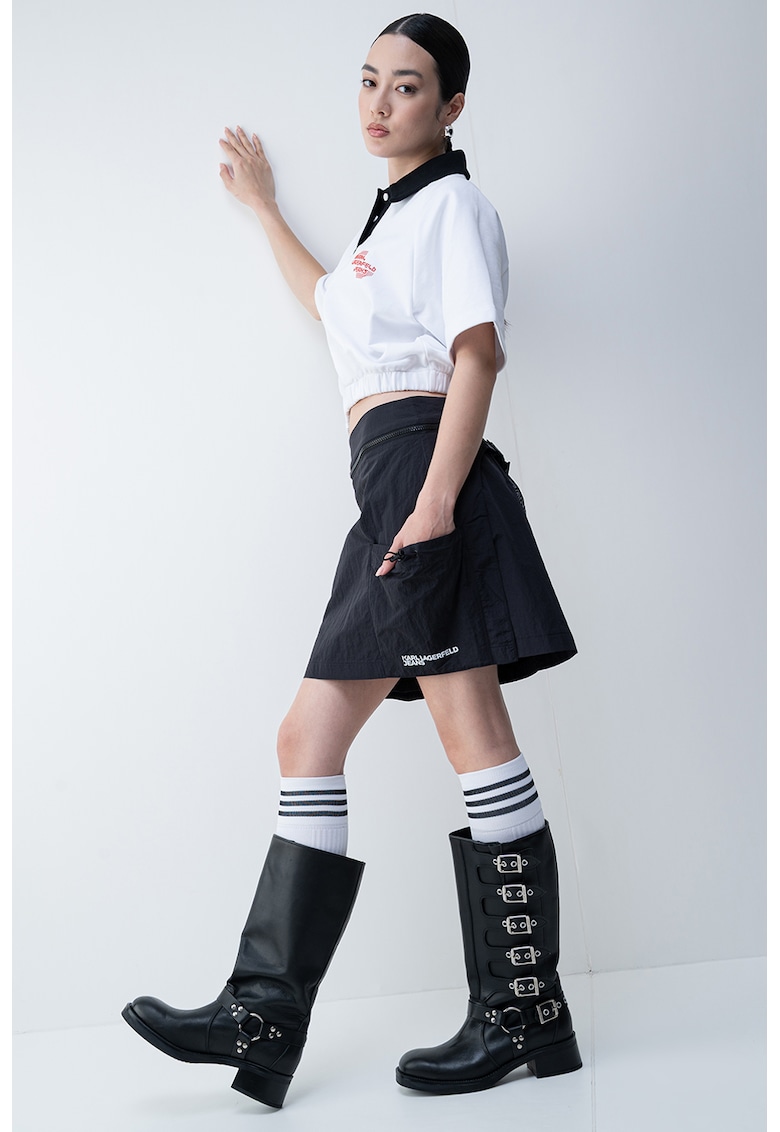 Tricou polo cu maneci raglan Tricou polo cu maneci raglan