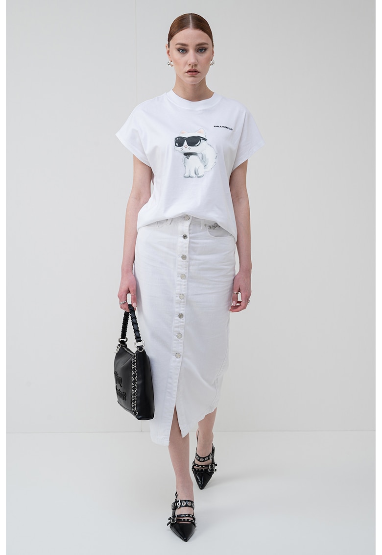 Tricou supradimensionat de bumbac organic