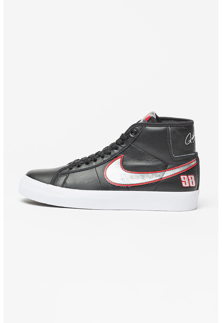 Pantofi sport mid-cut de piele Zoom Blazer