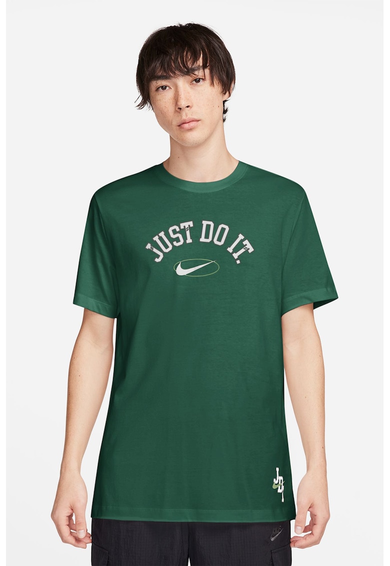 Tricou cu logo - Verde aquamarin