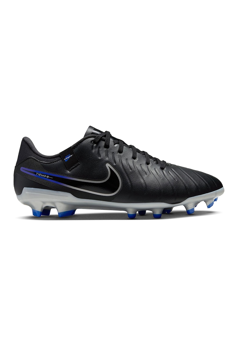Pantofi Legend 10 Academy din piele ecologica pentru fotbal - Negru/Albastru royal