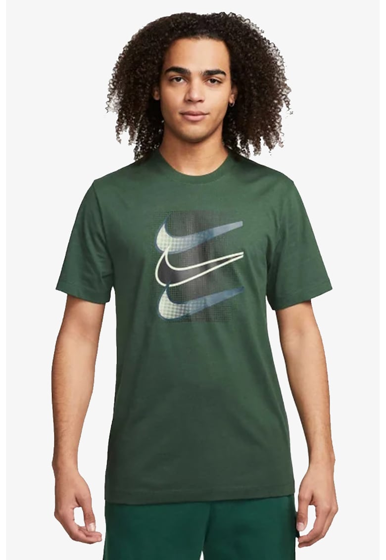 Tricou din bumbac cu imprimeu Swoosh