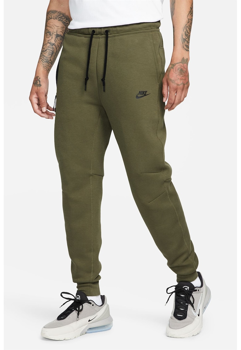 Pantaloni de trening cu detaliu logo Tech